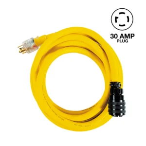 Generlok GLC60-2 60 Foot 30 AMP Locking Cable